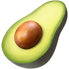 Download Emoji Avocado Green Brown Cool - Avocado Emoji Png