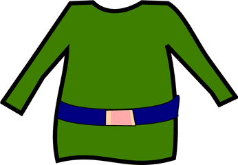 Elf Green Shirt - Christmas Elf Shirt Clip Art Png