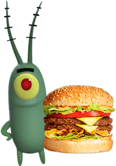 Download Plankton - Hamburger Full Size Png Image Pngkit Spongebob Movie Sponge Out Of Water Plankton