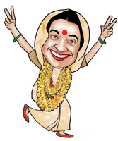 Laughter Narendra Facial Modi Smile Expression Cartoon - Free PNG