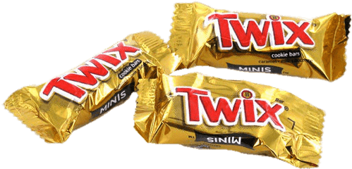 Mini Twix Bars Transparent Png - Transparent Twix Bar