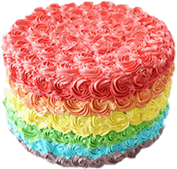 Cake Png Transparent - Cakes In Different Designs Rainbow Cake 1 Kg