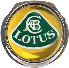 Lotus Yellow Car Grille Badge With - Lotus Car Logo Png