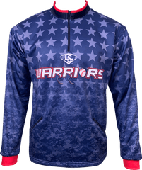 Warriors Blue Stars Faded Zip Png