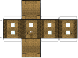 Wood Square Pocket Edition Paper Minecraft - Free PNG