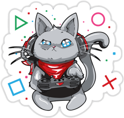 Kepomao - Cat Gamer Png