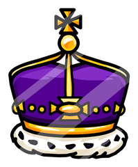 Royal Crown Pin - Descendants Png