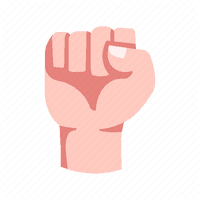 Punch Power Hand PNG Free Photo