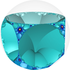 Hyperbolic Honeycomb I - Circle Png