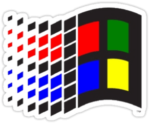 Pin - Windows 95 Logo Png