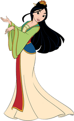 Mulan Clip Art 2 - Cartoon Png