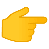 Emoticon Index Finger The Gesture Emoji - Free PNG