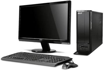 Desktop Computer Png Clipart - Pc Acer