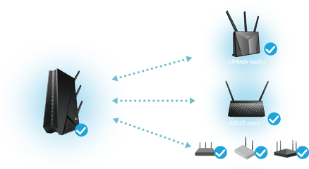 Asus Rp - Ac1900 Ac1900 Dual Band Wifi Range Extender Vertical Png