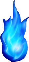 Fire Blue Bluefire Fuego Azul Fuegoazul - Blue Fire Gif Transparent Png