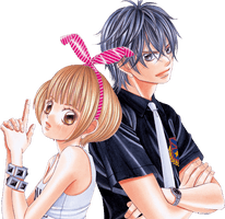 High School Couple Anime PNG Image High Quality