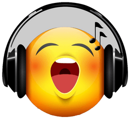 Download Headphones Emoji - New Emojis Png Transparent Png Singing Emoji