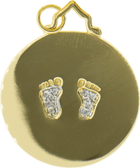 Baby Feet Charm Marissa Collections Png