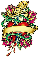 Rose Vector Fragrance Tattoo Free PNG HQ