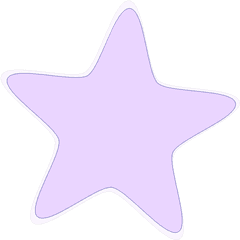 Purple Stars Clip Art Transparent Png - Estrella De Mar De La Sirenita Png