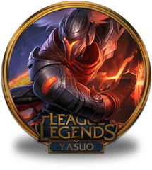 Icon Of League Legends Gold Border Icons - Yasuo Projeto 4k Png