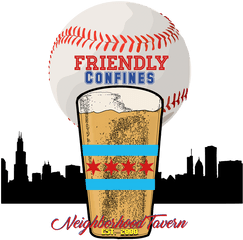 Friendly Confines Neighborhood Tavern Lake Mary And Winter - Chicago Skyline Png