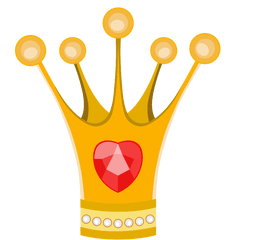 Cartoon Princess Crown Vector Material - Royal Family Princess Crown Png