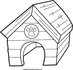 Best Dog House Clipart 17694 - Clipartioncom Dog House Clipart Outline Png