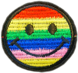 Rainbow Stripes Emoji - Circle Png