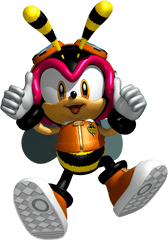 Charmy Bee From The Sonic Hedgehog Series - Game Art Charmy Bee Sonic Heroes Png