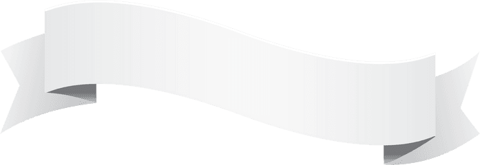 Download White Wave Ribbon Banner With Png