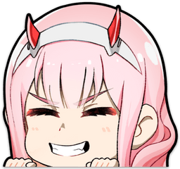 Emote And Works - Zero Two Discord Emotes Png