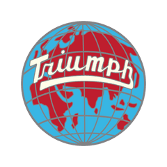 Triumph Car Globe Logo Hd Png Download - Circle