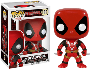 Marvel - Deadpool Deadpool With Swords Pop Vinyl Figure Funko Deadpool Png