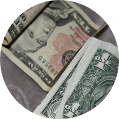 Download Two Wrinkled Dollar Bills - 10 Dollar Bill Png 10 Dollar Bill