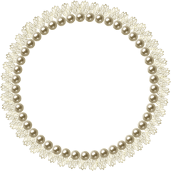 Pearl Circle Png Download - Pearl Frame Png