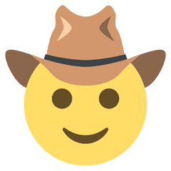 Emojione 1f920 - Emoji Aventurero Png