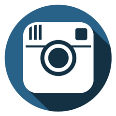 Instagram White Icon Png Transparent - Instagram Logo Blue Png