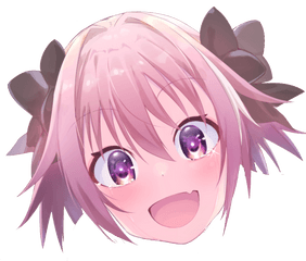 Template - Astolfo Face Png