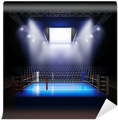 Empty Professional Boxing Ring - Boxing Match Background Png