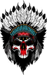 Sublime Drawing Skull Transparent U0026 Png Clipart Free - Native American Brotherhood Symbol