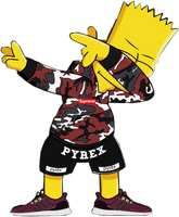 Bart Yellow Tshirt Hoodie Cartoon Simpson - Free PNG