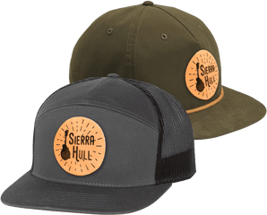 Sierra Hull Leather Patch Hat - Leather Patch Cap Png