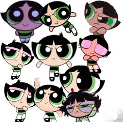 Buttercup Sticker - Buttercup Powerpuff Girl Pose Png