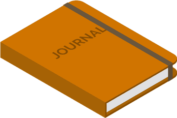 Journal Book - Flat Journal Icon Png