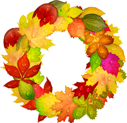 Autumn Wreath Leaves - Free Image On Pixabay Imagine Frunze De Toamna Png