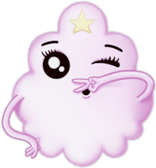 Download Cloud Emoji Emojis Quiet Pink - Cartoon Png