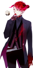 Guy Clipart Badguy Picture 1277463 - Anime Boy With Red Hair Png