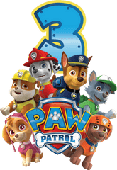 Paw Patrol All Character Png Kids 16 - Birthday Paw Patrol Clipart