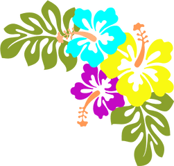 Hawaiian Flowers Png 2 Image - Hibiscus Clip Art